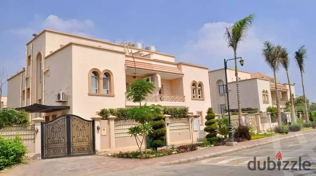 Twin House 303 Sqm Greens Compound El Sheikh Zayed View lake and Landscape 3