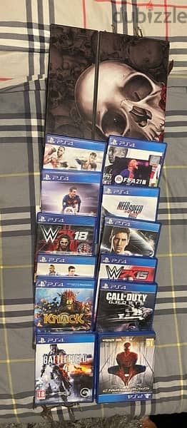 PS4 + 12 Video Games Perfect Condition