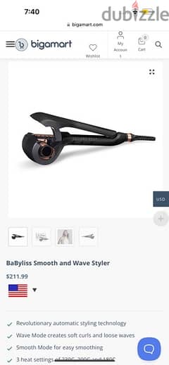 BaByliss Smooth and Wave Styler