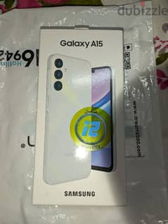 Samsung A15 زيرررررو حرفيا