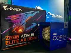 Intel Core i9-12900K + AORUS Z690 ELITE AX wireless