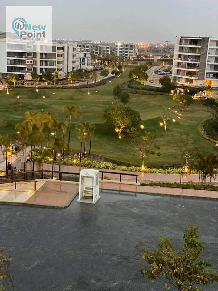 I own a 3-bedroom apartment in installments over 8 years The best location in the first settlement in front of Cairo International Airport Taj City Co 4