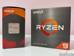 للبيع جديد متبرشم Ryzen 5900X و يوجد كروت شاشة