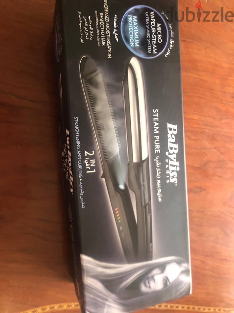 مكواة شعر بالبخار BaByliss ستيم بيور 0