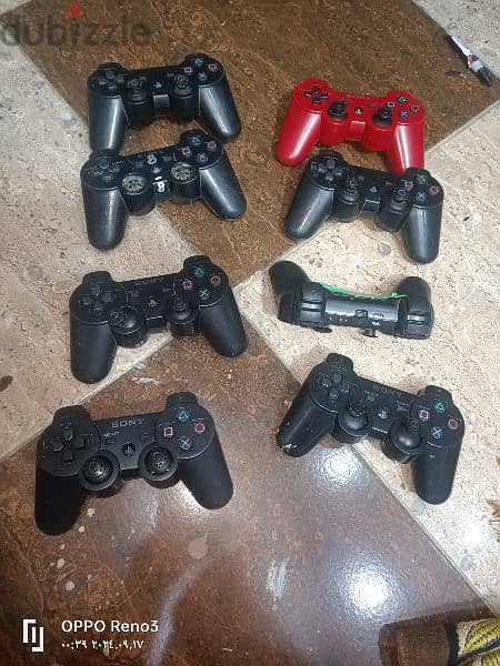 24 دراع ps3 بلاستشن محتاجه صيانه . مش شغاله . 8 بينور و 8 لأ و8 مفكوك 0