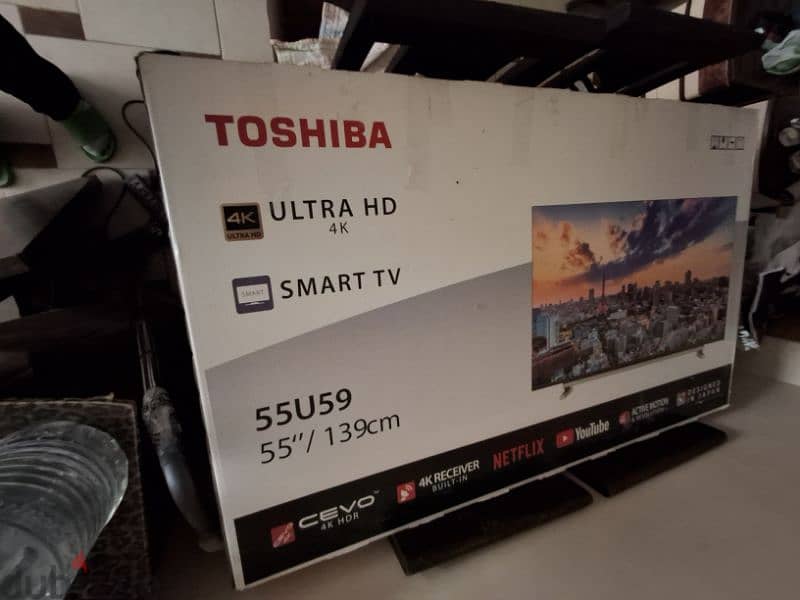 استخدام ٦ شهور 4k smart  Toshiba 1