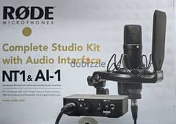 RODE The Complete Studio Kit NT1 and AI-1 Audio Interface Kit