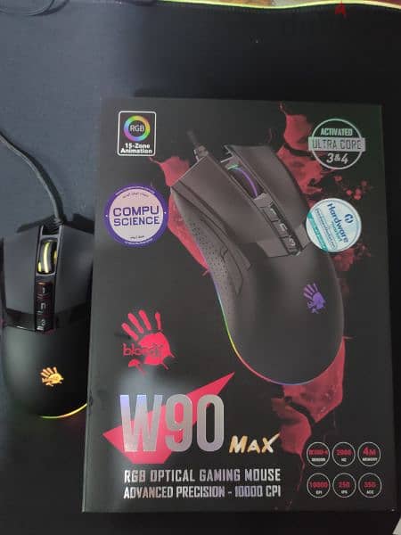 للبيع ماوس Bloody W90 MAX RGB Gaming Mouse-Black 1