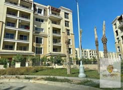 In Sarai Compound, a bargain apartment for sale with a distinctive division of rooms and all overlooking the view next to Madinaty and minutes from th