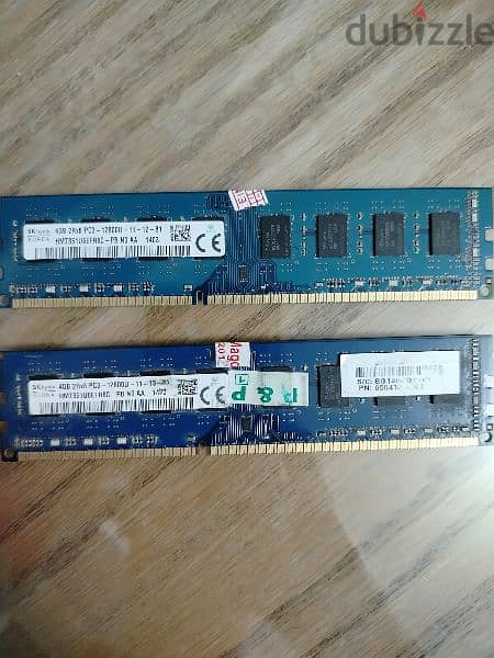 ram 2×4 ddr3 0