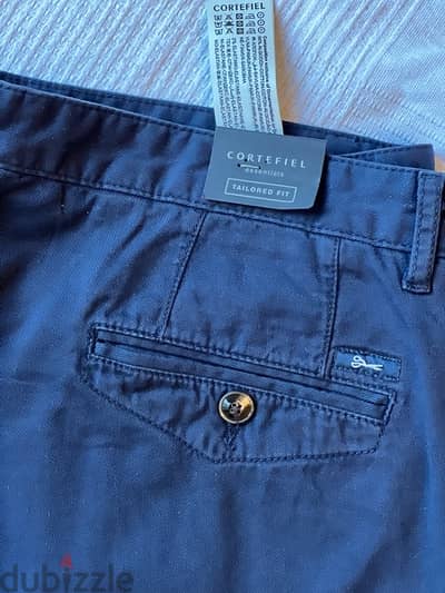 2 Coterfiel Cotton Pants (Blue/Gray)