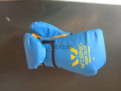 قفازات ملاكمه جديده زرقاء اللون مقاس 10 boxing gloves