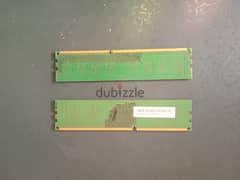 6 ram ddr3 قطعتين 4 و 2 0