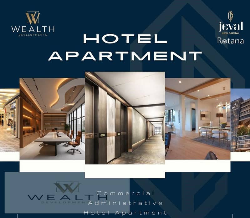 own a location hotel unit on the western axis of the New Administrative Capital and near the Al-Massa Hotel, internationally managed by Rotana Company 5