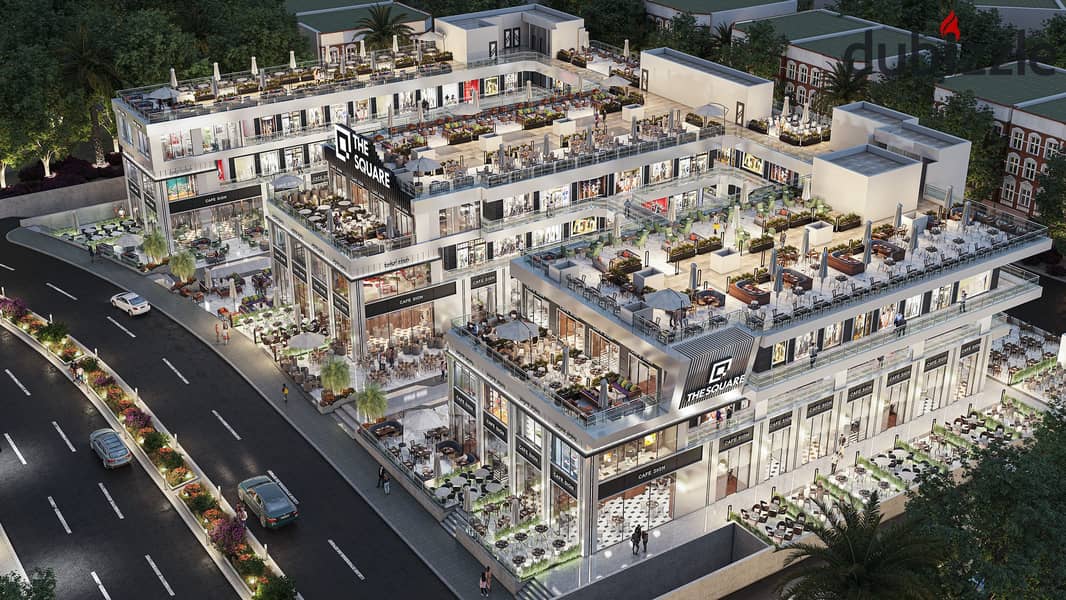 Advance payment of 400 thousand, a shop for sale in Al Shorouk in the largest commercial mall on Al-Horreya Axis next to Carrefour and Suez Road, inst 1