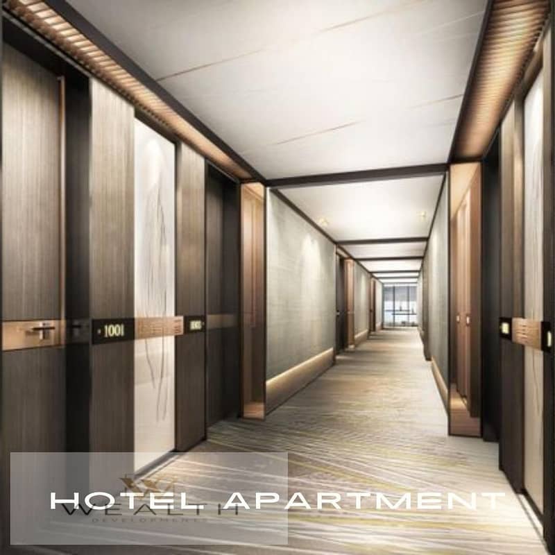 own a location hotel unit on the western axis of the New Administrative Capital and near the Al-Massa Hotel, internationally managed by Rotana Company 1