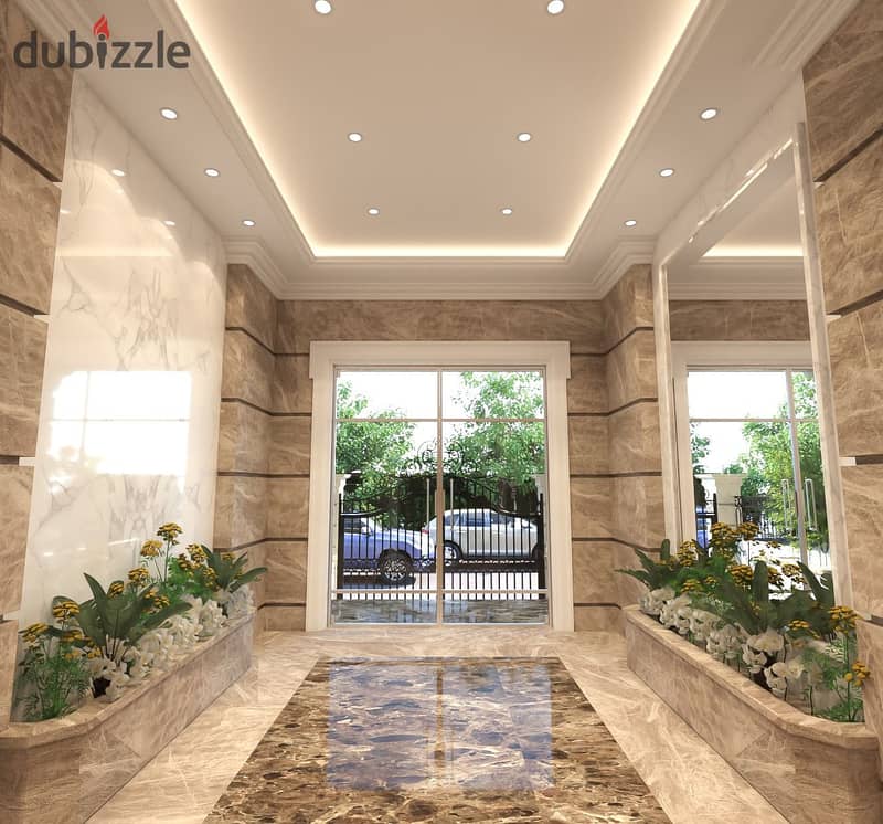 15% down payment, 406m penthouse for sale in the second district, Beit Al Watan, second number from Al Fuzon, installments up to 7 years without inter 2