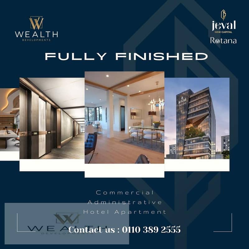 own a location hotel unit on the western axis of the New Administrative Capital and near the Al-Massa Hotel, internationally managed by Rotana Company 2