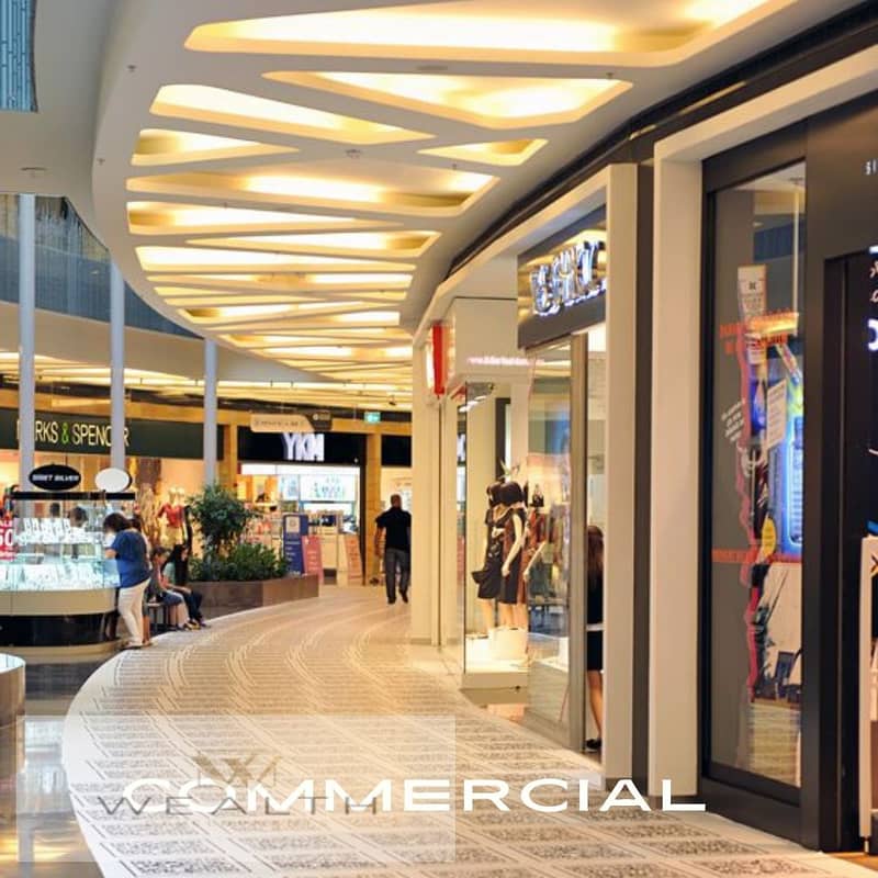 A 38-meter store on a main axis of 75 meters with the strongest management and operation company in Egypt and in the New Administrative Capital. 2