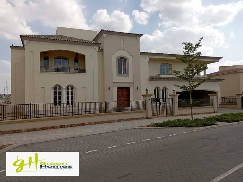 Standalone Villa Fully Finished with View land scape For sale at Uptown Cairo 1