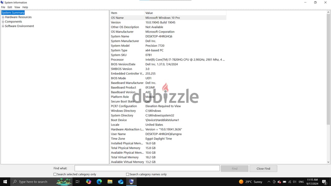 Dell precision 7720 5