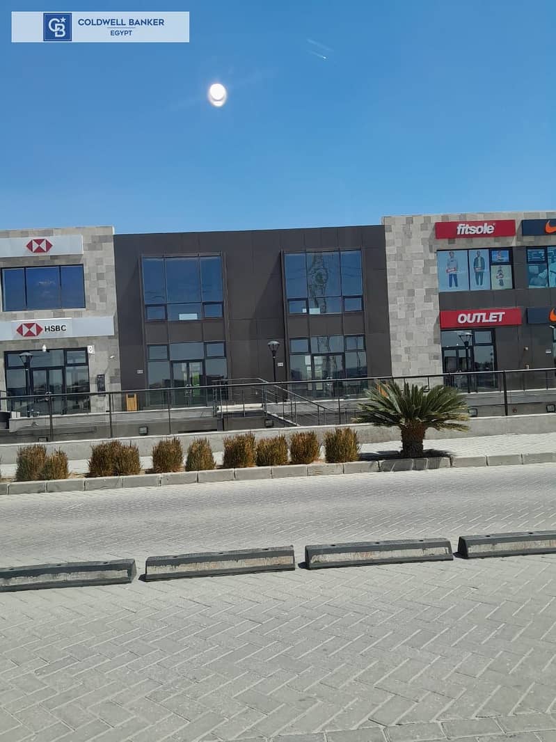 Retail for rent core & shell in Strip sodic El sheikh zayed 304 sqm with very competitive price and a prime location 4