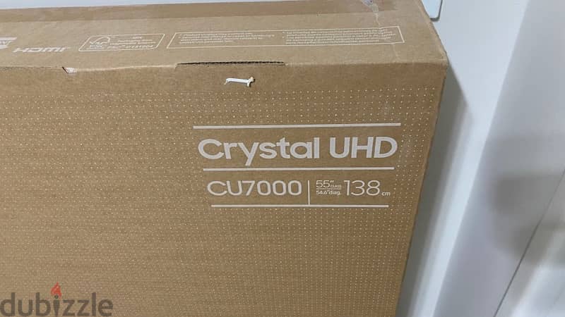 samsung 55” crystal UHD 1