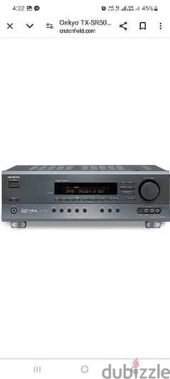 AMPLIFIER ONKYO 
MODEL  TX-SR501 0