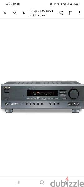 AMPLIFIER ONKYO 
MODEL  TX-SR501