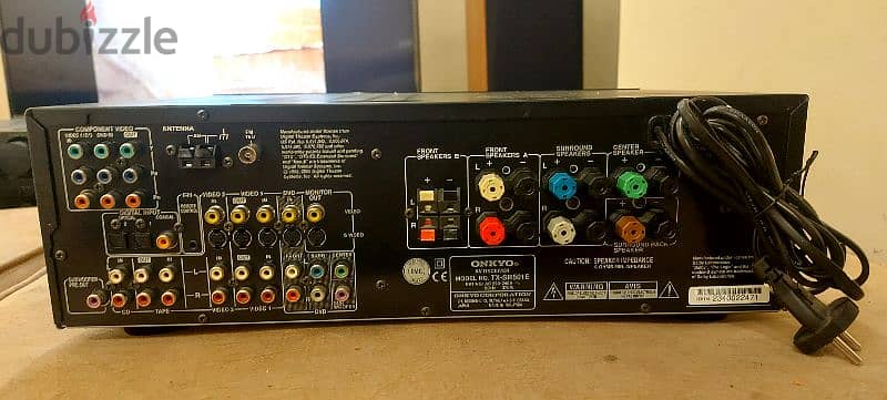 AMPLIFIER ONKYO 
MODEL  TX-SR501 1