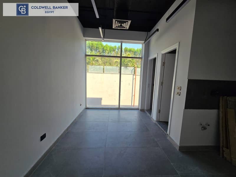 Fully Finished Office 225 sqm for RENT in a prime location in a well known mall in El sheikh Zayed 6