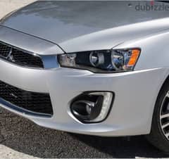 Mitsubishi Lancer 2016 New shape رخصة سنة احلى لون بها دواخل فبريقة