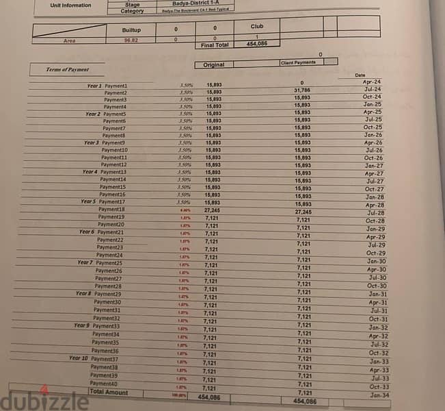 بمقدم 600الف أمتلك شقة بكمبوند بادية ,فيو لاند سكيب 2