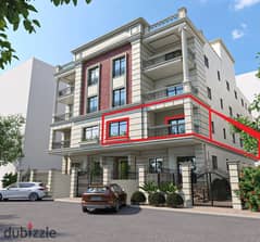 Apartment for sale in the Fifth Settlement, 203 square meters, in front of Beit Al Watan, in the best location in the second district, with installmen