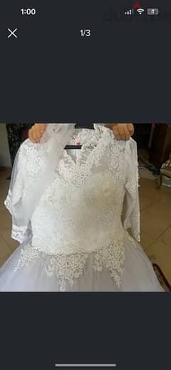 handmade wedding dress very good condition