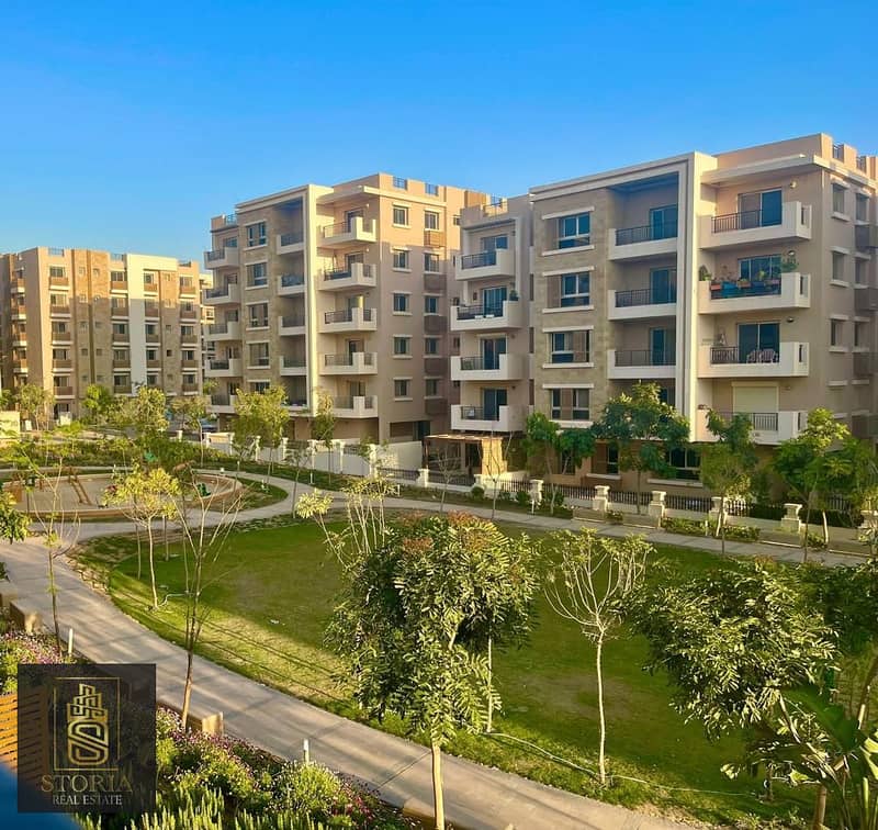 Directly in front of Cairo International Airport on the Suez Road apartment for sale 162m in Taj City Compound, New Cairo 3