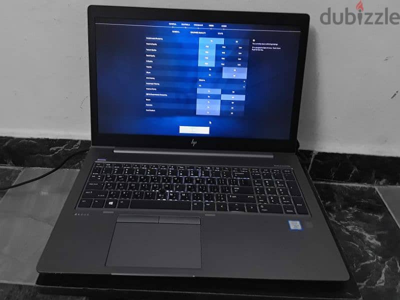 لابتوبHP ZBook 15U G5 ( mobile workstation ) الجيل التامنcore i7كرتamd 3