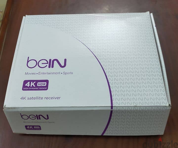 للبيع ريسيفر bein سبورت 4k  بحاله الزيرو بكل مشتملاته 0