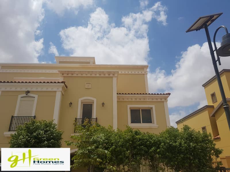 TwinHouse 321m fully finished for sale best location in Mivida | Emaar 5