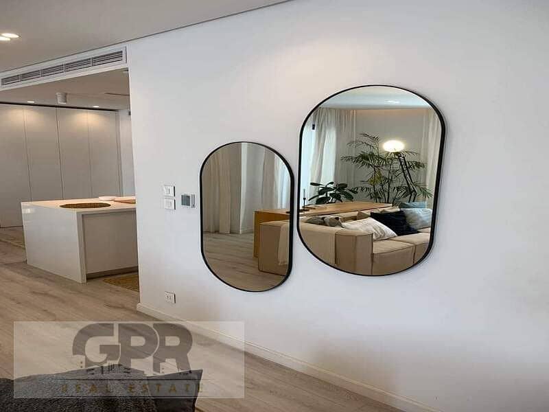 The price has been reduced to 4 million pounds for a limited period. An apartment for immediate delivery, 3 master rooms with a dressing room in Al Ma 3