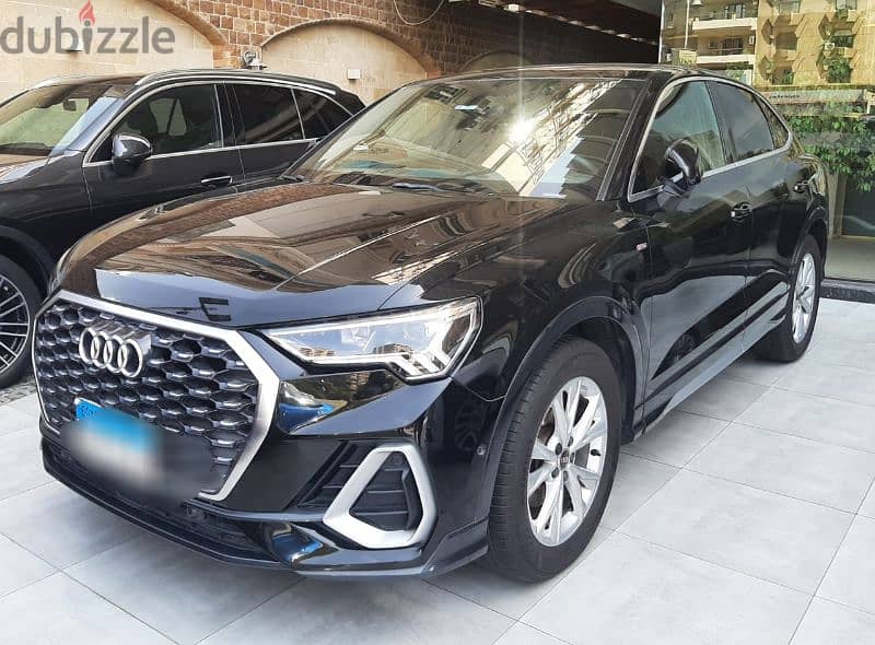 Audi Q3 2021 sport back Sline - أودي كيو 3  فابريكا بالكامل 1