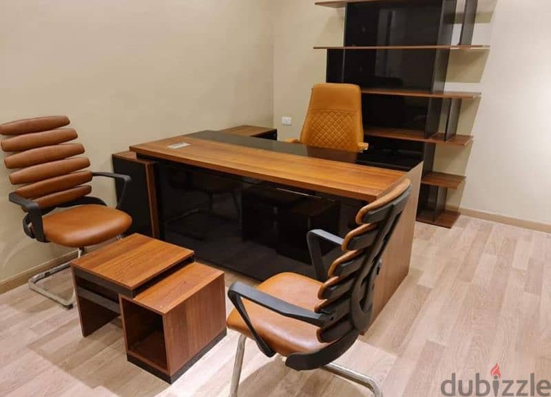 مكتب مدير/اداري/ مودرن خشب mdf اسباني أثاث مكتبي office furniture desk 3