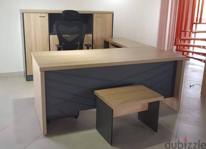 مكتب مدير/اداري/ مودرن خشب mdf اسباني أثاث مكتبي office furniture desk 5