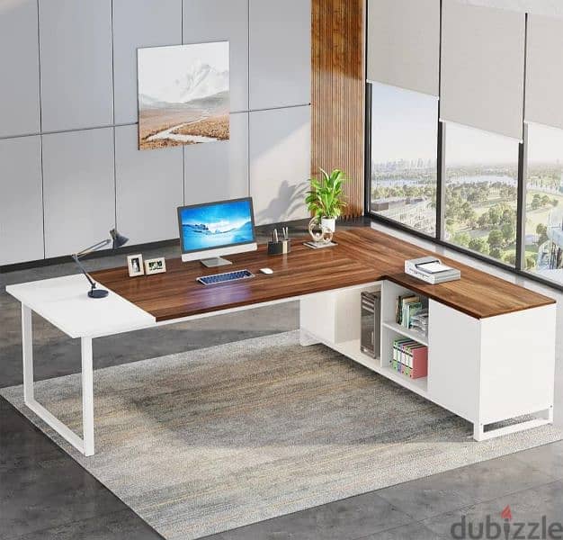 مكتب مدير/اداري/ مودرن خشب mdf اسباني أثاث مكتبي office furniture desk 12