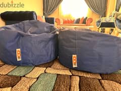 2 bean bags - بين باج ماركة بومبا