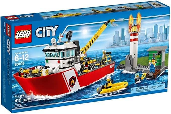 LEGO 60109 Fire boat 0