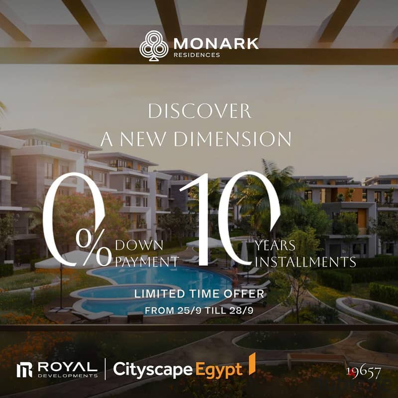 With the best opportunities for housing and investment within the offers of the largest real estate exhibition, Cityscape, starting with 0% dp 3