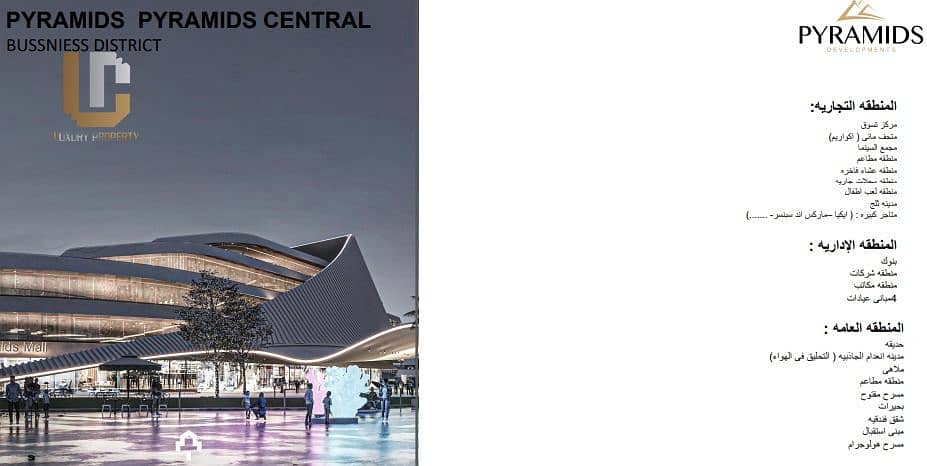 Resale Pyramids Mega Mall New Capital Commercial Retail for Sale with An investment return of up to 25% installments over 2032 4