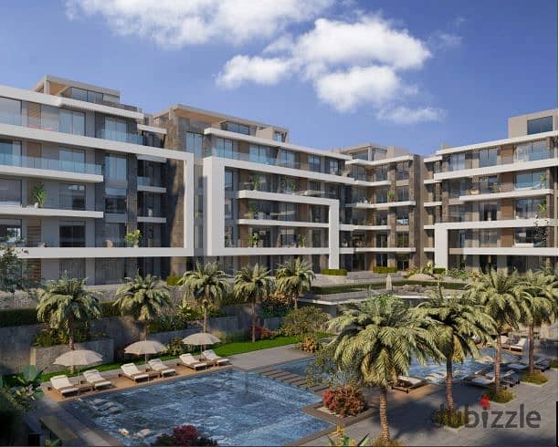 A wonderful apartment for sale without down payment 3 rooms in installments and covered for a long period _ Patio Sola Compound_ El Shorouk _ La Vista 2