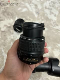 nikon 18-55mm lens عدسة نيكون استعمال خفيف جدا